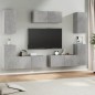 vidaXL 7-tlg. TV-Schrank-Set Betongrau Holzwerkstoff vidaXL 7-tlg. TV-Schrank-Set Betongrau Holzwerkstoff