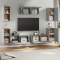 vidaXL 7-tlg. TV-Schrank-Set Betongrau Holzwerkstoff vidaXL 7-tlg. TV-Schrank-Set Betongrau Holzwerkstoff