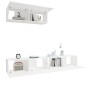 vidaXL 3-tlg. TV-Schrank-Set Weiß Holzwerkstoff vidaXL 3-tlg. TV-Schrank-Set Weiß Holzwerkstoff