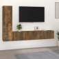 vidaXL 4-tlg. TV-Schrank-Set Räuchereiche Holzwerkstoff vidaXL 4-tlg. TV-Schrank-Set Räuchereiche Holzwerkstoff