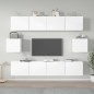 vidaXL 6-tlg. TV-Schrank-Set Hochglanz-Weiß Holzwerkstoff vidaXL 6-tlg. TV-Schrank-Set Hochglanz-Weiß Holzwerkstoff