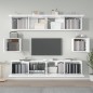 vidaXL 6-tlg. TV-Schrank-Set Hochglanz-Weiß Holzwerkstoff vidaXL 6-tlg. TV-Schrank-Set Hochglanz-Weiß Holzwerkstoff