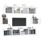 vidaXL 6-tlg. TV-Schrank-Set Hochglanz-Weiß Holzwerkstoff vidaXL 6-tlg. TV-Schrank-Set Hochglanz-Weiß Holzwerkstoff