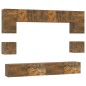 vidaXL 8-tlg. TV-Schrank-Set Räuchereiche Holzwerkstoff vidaXL 8-tlg. TV-Schrank-Set Räuchereiche Holzwerkstoff