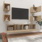 vidaXL 6-tlg. TV-Schrank-Set Sonoma-Eiche Holzwerkstoff vidaXL 6-tlg. TV-Schrank-Set Sonoma-Eiche Holzwerkstoff