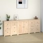 vidaXL Sideboard 230x35x80 cm Massivholz Kiefer vidaXL Sideboard 230x35x80 cm Massivholz Kiefer