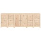 vidaXL Sideboard 230x35x80 cm Massivholz Kiefer vidaXL Sideboard 230x35x80 cm Massivholz Kiefer