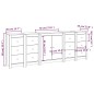 vidaXL Sideboard 230x35x80 cm Massivholz Kiefer vidaXL Sideboard 230x35x80 cm Massivholz Kiefer