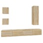 vidaXL 5-tlg. TV-Schrank-Set Sonoma-Eiche Holzwerkstoff vidaXL 5-tlg. TV-Schrank-Set Sonoma-Eiche Holzwerkstoff
