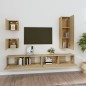 vidaXL 5-tlg. TV-Schrank-Set Sonoma-Eiche Holzwerkstoff vidaXL 5-tlg. TV-Schrank-Set Sonoma-Eiche Holzwerkstoff