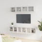 vidaXL 5-tlg. TV-Schrank-Set Hochglanz-Weiß Holzwerkstoff vidaXL 5-tlg. TV-Schrank-Set Hochglanz-Weiß Holzwerkstoff