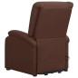 Massagesessel mit Aufstehhilfe Braun Kunstleder Massagesessel mit Aufstehhilfe Braun Kunstleder