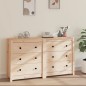 vidaXL Sideboard 140x35x80 cm Massivholz Kiefer vidaXL Sideboard 140x35x80 cm Massivholz Kiefer