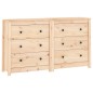 vidaXL Sideboard 140x35x80 cm Massivholz Kiefer vidaXL Sideboard 140x35x80 cm Massivholz Kiefer