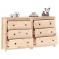 vidaXL Sideboard 140x35x80 cm Massivholz Kiefer vidaXL Sideboard 140x35x80 cm Massivholz Kiefer