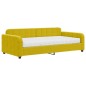 vidaXL Tagesbett mit Matratze Gelb 100x200 cm Samt vidaXL Tagesbett mit Matratze Gelb 100x200 cm Samt