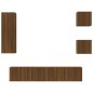 vidaXL 5-tlg. TV-Schrank-Set Braun Eichen-Optik Holzwerkstoff vidaXL 5-tlg. TV-Schrank-Set Braun Eichen-Optik Holzwerkstoff