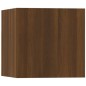 vidaXL 5-tlg. TV-Schrank-Set Braun Eichen-Optik Holzwerkstoff vidaXL 5-tlg. TV-Schrank-Set Braun Eichen-Optik Holzwerkstoff