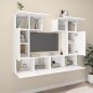 vidaXL 6-tlg. TV-Schrank-Set Weiß Holzwerkstoff vidaXL 6-tlg. TV-Schrank-Set Weiß Holzwerkstoff