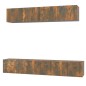 vidaXL 5-tlg. TV-Schrank-Set Räuchereiche Holzwerkstoff vidaXL 5-tlg. TV-Schrank-Set Räuchereiche Holzwerkstoff