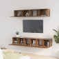 vidaXL 5-tlg. TV-Schrank-Set Räuchereiche Holzwerkstoff vidaXL 5-tlg. TV-Schrank-Set Räuchereiche Holzwerkstoff