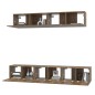 vidaXL 5-tlg. TV-Schrank-Set Räuchereiche Holzwerkstoff vidaXL 5-tlg. TV-Schrank-Set Räuchereiche Holzwerkstoff