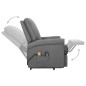 Massagesessel mit Aufstehhilfe Hellgrau Stoff Massagesessel mit Aufstehhilfe Hellgrau Stoff