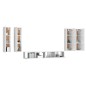 vidaXL 6-tlg. TV-Schrank-Set Hochglanz-Weiß Holzwerkstoff vidaXL 6-tlg. TV-Schrank-Set Hochglanz-Weiß Holzwerkstoff