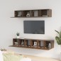 vidaXL 5-tlg. TV-Schrank-Set Braun Eichen-Optik Holzwerkstoff vidaXL 5-tlg. TV-Schrank-Set Braun Eichen-Optik Holzwerkstoff