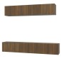 vidaXL 5-tlg. TV-Schrank-Set Braun Eichen-Optik Holzwerkstoff vidaXL 5-tlg. TV-Schrank-Set Braun Eichen-Optik Holzwerkstoff