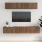 vidaXL 5-tlg. TV-Schrank-Set Braun Eichen-Optik Holzwerkstoff vidaXL 5-tlg. TV-Schrank-Set Braun Eichen-Optik Holzwerkstoff