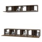 vidaXL 5-tlg. TV-Schrank-Set Braun Eichen-Optik Holzwerkstoff vidaXL 5-tlg. TV-Schrank-Set Braun Eichen-Optik Holzwerkstoff
