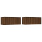 vidaXL 5-tlg. TV-Schrank-Set Braun Eichen-Optik Holzwerkstoff vidaXL 5-tlg. TV-Schrank-Set Braun Eichen-Optik Holzwerkstoff