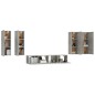 vidaXL 6-tlg. TV-Schrank-Set Betongrau Holzwerkstoff vidaXL 6-tlg. TV-Schrank-Set Betongrau Holzwerkstoff