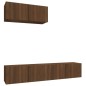 vidaXL 3-tlg. TV-Schrank-Set Braun Eichen-Optik Holzwerkstoff vidaXL 3-tlg. TV-Schrank-Set Braun Eichen-Optik Holzwerkstoff