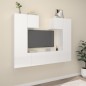 vidaXL 6-tlg. TV-Schrank-Set Hochglanz-Weiß Holzwerkstoff vidaXL 6-tlg. TV-Schrank-Set Hochglanz-Weiß Holzwerkstoff