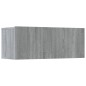 vidaXL 5-tlg. TV-Schrank-Set Grau Sonoma Holzwerkstoff vidaXL 5-tlg. TV-Schrank-Set Grau Sonoma Holzwerkstoff