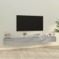 vidaXL 3-tlg. TV-Schrank-Set Grau Sonoma Holzwerkstoff vidaXL 3-tlg. TV-Schrank-Set Grau Sonoma Holzwerkstoff