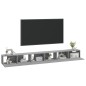 vidaXL 3-tlg. TV-Schrank-Set Grau Sonoma Holzwerkstoff vidaXL 3-tlg. TV-Schrank-Set Grau Sonoma Holzwerkstoff