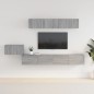 vidaXL 5-tlg. TV-Schrank-Set Grau Sonoma Holzwerkstoff vidaXL 5-tlg. TV-Schrank-Set Grau Sonoma Holzwerkstoff