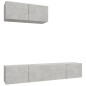 vidaXL 3-tlg. TV-Schrank-Set Betongrau Holzwerkstoff vidaXL 3-tlg. TV-Schrank-Set Betongrau Holzwerkstoff