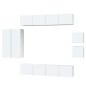 vidaXL 8-tlg. TV-Schrank-Set Weiß Holzwerkstoff vidaXL 8-tlg. TV-Schrank-Set Weiß Holzwerkstoff