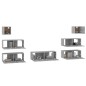 vidaXL 7-tlg. TV-Schrank-Set Grau Sonoma Holzwerkstoff vidaXL 7-tlg. TV-Schrank-Set Grau Sonoma Holzwerkstoff