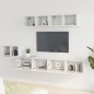 vidaXL 5-tlg. TV-Schrank-Set Hochglanz-Weiß Holzwerkstoff vidaXL 5-tlg. TV-Schrank-Set Hochglanz-Weiß Holzwerkstoff