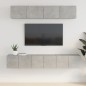 vidaXL 5-tlg. TV-Schrank-Set Betongrau Holzwerkstoff vidaXL 5-tlg. TV-Schrank-Set Betongrau Holzwerkstoff