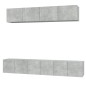 vidaXL 5-tlg. TV-Schrank-Set Betongrau Holzwerkstoff vidaXL 5-tlg. TV-Schrank-Set Betongrau Holzwerkstoff