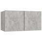 vidaXL 5-tlg. TV-Schrank-Set Betongrau Holzwerkstoff vidaXL 5-tlg. TV-Schrank-Set Betongrau Holzwerkstoff