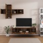 vidaXL 7-tlg. TV-Schrank-Set Räuchereiche Holzwerkstoff vidaXL 7-tlg. TV-Schrank-Set Räuchereiche Holzwerkstoff