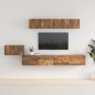 vidaXL 5-tlg. TV-Schrank-Set Räuchereiche Holzwerkstoff vidaXL 5-tlg. TV-Schrank-Set Räuchereiche Holzwerkstoff