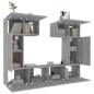 vidaXL 6-tlg. TV-Schrank-Set Grau Sonoma Holzwerkstoff vidaXL 6-tlg. TV-Schrank-Set Grau Sonoma Holzwerkstoff